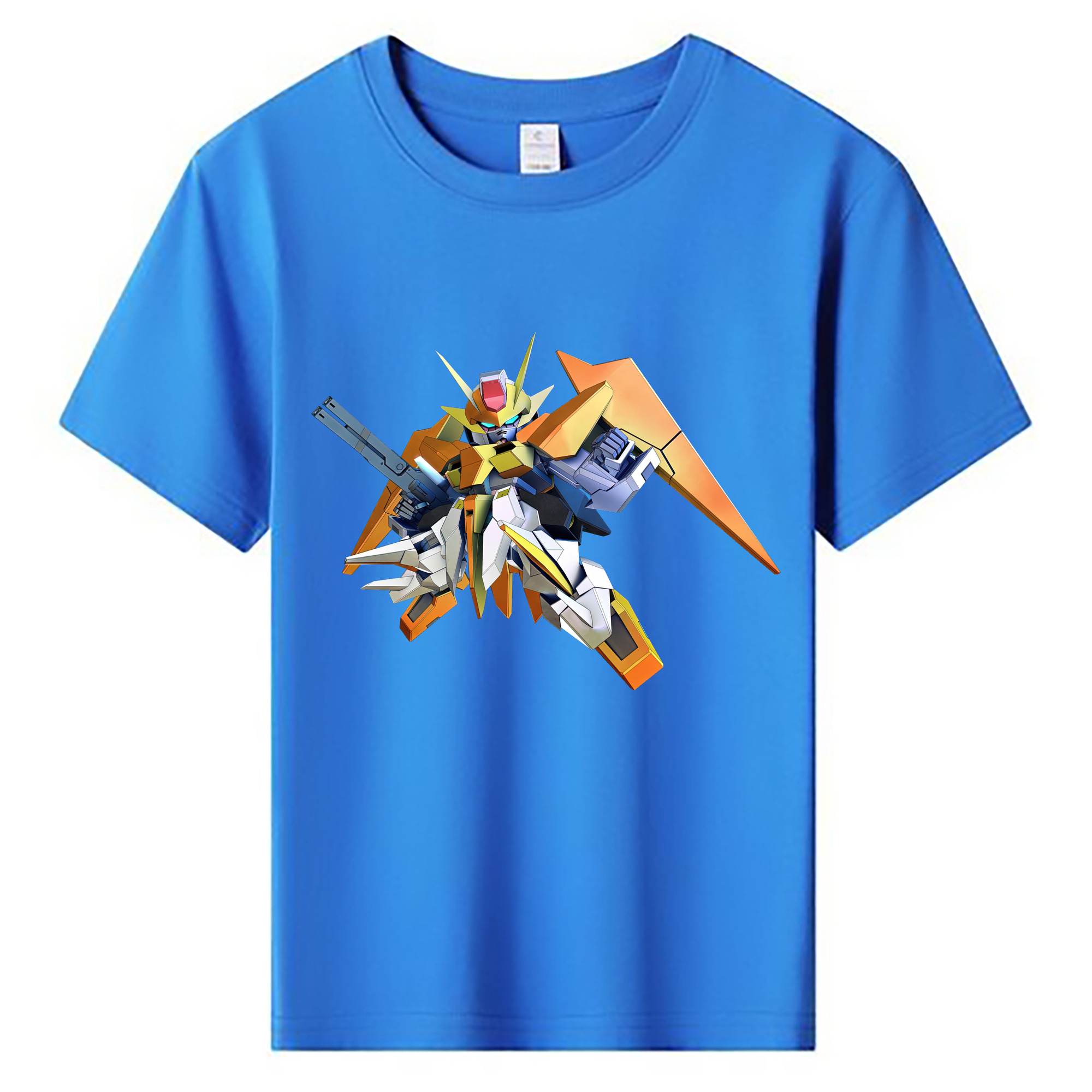 （画像用） 機動戦士ガンダム Mobile Suit Gundam 綿100％キッズTシャツ（フロントプリント）